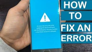 How to Fix An Error has Occurred While Updating the Device Software on Any Samsung Device