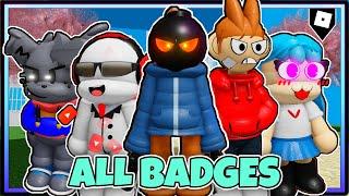 HOW TO GET ALL 15 BADGES in FROST’S FRIDAY NIGHT FUNK RP | ROBLOX