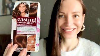 Окрашивание волос в домашних условиях | L’Oréal casting creme gloss 535 , Цвет ШОКОЛАД