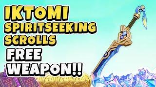 Iktomi Spiritseeking Scrolls Event (Free 4 Star Weapon) | How To Get Calamity of Eshu Weapon