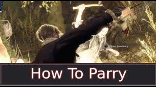 How the parry works in RE 4