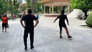 Shuttlecock Team Members Come and Play at Wat Phnom Daun Penh