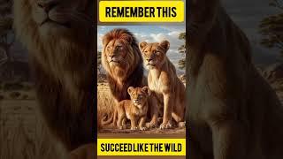 Succeed like the wild #lion #animals #facts #wildlifewisdom #motivation