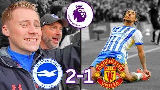 Pedro SCORES Late WINNER!! | Brighton VS Man United 2-1 | Match Day Vlog