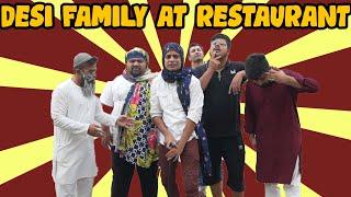 Desi Family at Restaurant | DablewTee | WT | Funny Skit