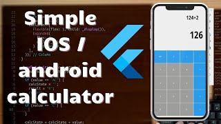 ASMR Programming IOS/android app calculator - flutter Coding No Talking