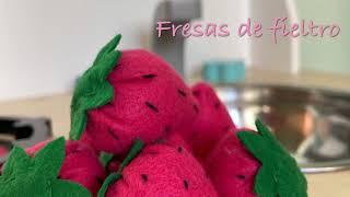 Tutorial "fresas de fieltro"