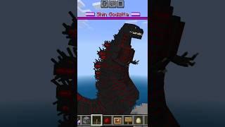 Shin Godzilla mod Minecraft bedrock  #minecraft #shorts