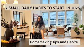 7 Small Homemaking Habits for a Tidy and Organized Home | New Year Homemaking Routines