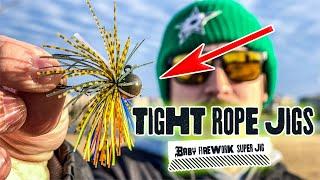 Fishing With The New Tight Rope Finesse Jig! (AMAZING NEW JIG)