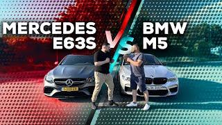 Bmw M5 VS Mercedes E63s AMG Sokak Yarışı Yaptık - Drag Race, Rolling Race & Sound Check