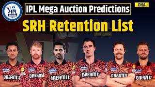 IPL 2025 Retention List: Sunrisers Hyderabad Retention List I SRH Retention List News | Pat Cummins