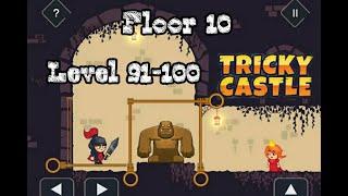 Tricky castle level 91,92,93,94,95,96,97,98,99,100 | Princess Castle level 91-100 l 10th Floor tips