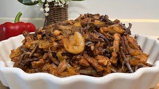 Папоротник с мясом- вкуснее грибов!  #shorts