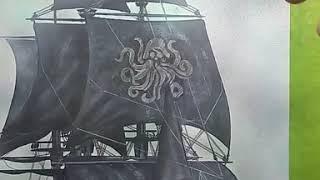 Painting Pirate ship.