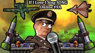 LIVE - If I lose I will SING A SONG. LATE NIGHT FFA   | C&C Generals Zero hour!!