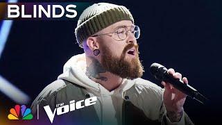 Jamison Puckett Takes His Chance with His Cover of "Faithfully" | The Voice Blind Auditions | NBC