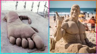 TOP 20 SAND Sculptures | Best of the Year Quantastic