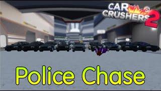 Massive Police Chase | Roblox CAR CRUSHERS 2