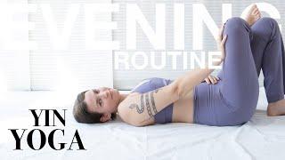 25 Minute Restorative Yoga // EVENING ROUTINE // for better sleep