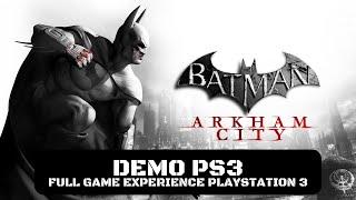 Batman: Arkham City Demo PS3 | Full Game Experience PlayStation 3 | VictaTheDragon