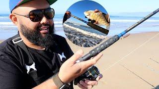 Testing and Reviewing an unreleased rod for California Surf fishing