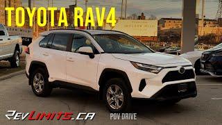 2023 TOYOTA RAV4 Hybrid XLE | ASMR | PoV  Test Drive #10 | 4K | REVLIMITS.CA