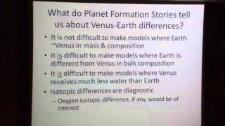 Venus: Major Science Questions- Dave Stevenson