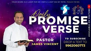 MAY - 28TH | DAILY PROMISE VERSE | PASTOR. D JAMES VINCENT | ESTHER PRAYER HOUSE