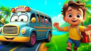 The Wheel on the Bus (Latest Version)  | Fun Nursery Rhymes with Actions for kids | Sing, Dance