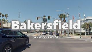 Driving in Downtown Bakersfield, California - 4K