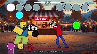 FNF: Noob Minecraft vs Shaggy | All Characters Replaced! | Mega MIX | Thunderstorm song