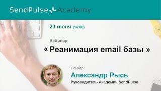 Александр Рысь: Реанимация email базы