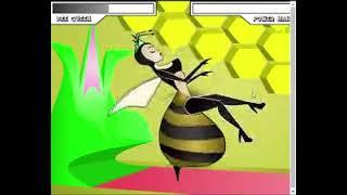 bee queen vs. Power Man (Warning!: vore + digestion)