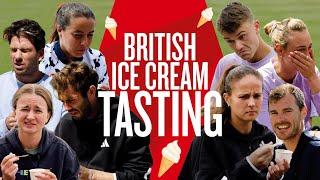 Ice Cream Tasting but With a British Difference | ft. Rune, Kasatkina, Fritz, Vekić & more! | LTA