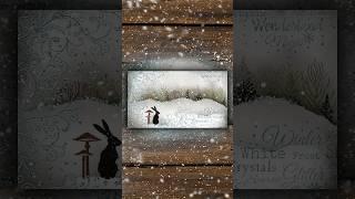 Winter wonderland by Tracey How to build a magical winter scene in minutes️ #art #laviniastamps