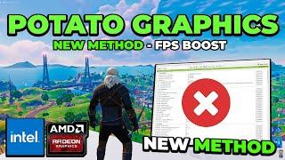 I Finally Got Potato Graphics in Fortnite Chapter 6 for INSANE FPS Boost