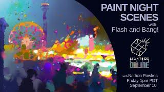 Paint Night Scenes with Flash and Bang!