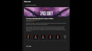 Бесплатный нож от FaceIT?? Путь к 225 победам.  Premium Monthly Mission: Space Oddity