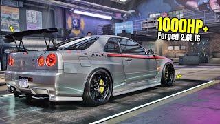 Need for Speed Heat Gameplay - 1000HP+  NISSAN SKYLINE GT-R R34 Customization | Drift Build