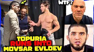 BREAKING! Ilia Topuria CONFRONTS Russian UFC Fighter Movsar Evloev, "I'll Take Your Head Off!"
