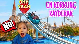 Eva'nın Annesi En Tehlikeli Kaydıraktan Kayıyor! The Land Of Legends Hyper Coaster - Typhoon Coaster