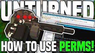 HOW TO USE UNTURNED PERMISSIONS 2024!! (Setup Jobs, Ranks & MORE) [EASY]