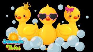 Baby Sensory - Cute Little Duckies - Fun Video with music and high contrast animation | Summer Tales