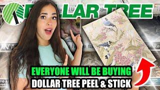 Everyone will be buying DOLLAR TREE peel & stick wallpaper after seeing these GENIUS ideas! 2025