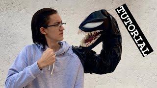 Venom cosplay | DIY symbiote puppet | Tutorial | English subtitles!!