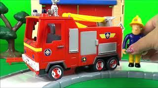 Feuerwehrmann Fireman Sam Top 5 Toys with Helicopter and Fire Truck  