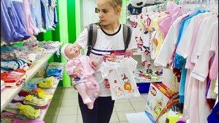 Поход по магазинам с куклой реборн / reborn shopping