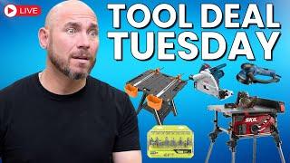 LIVE Tool Deal Tuesday! Top 10 Power Tool Deals + New Releases