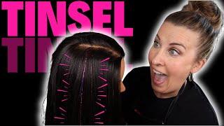 Hair Tinsel Tutorial | WITHOUT BEADS!